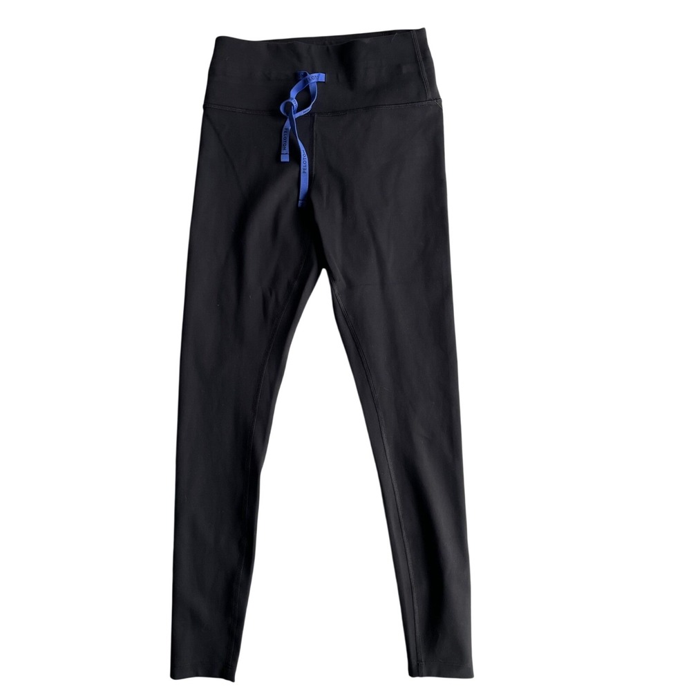 Peloton Precise Charged High Rise Tie Front Legging Black XS NWT Cycling Pants